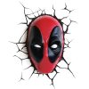 Marvel 3D LED Lámpa Deadpool