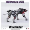 Transformers Bumblebee DLX Figura 2-Pack 1/6 Soundwave & Ravage 28 cm