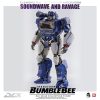 Transformers Bumblebee DLX Figura 2-Pack 1/6 Soundwave & Ravage 28 cm