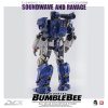 Transformers Bumblebee DLX Figura 2-Pack 1/6 Soundwave & Ravage 28 cm