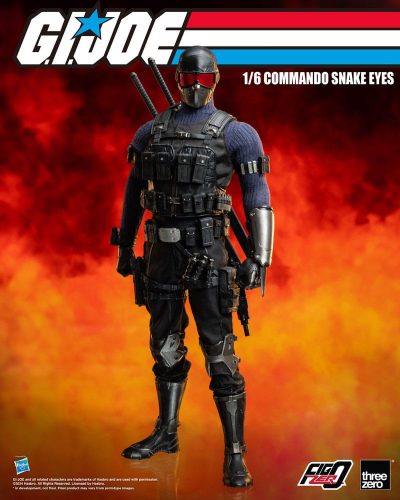 G.I. Joe FigZero Figura 1/6 Commando Snake Eyes 30 cm