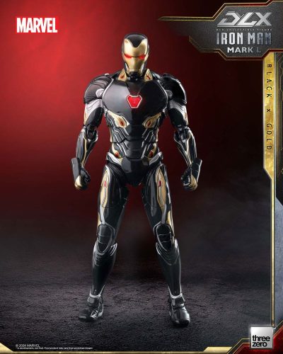 Infinity Saga DLX Figura 1/12 Iron Man Mark 50 (Black X Gold) 17 cm