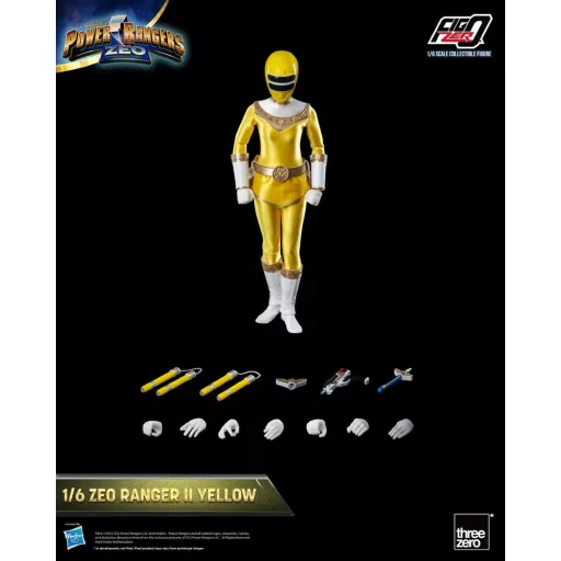 Power Rangers Zeo FigZero Action Figure 1/6 Ranger II Yellow 30 cm