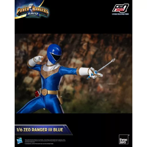 Power Rangers Zeo FigZero Action Figure 1/6 Ranger III Blue 30 cm