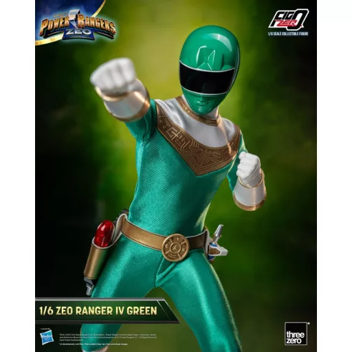 Power Rangers Zeo FigZero Action Figure 1/6 Ranger IV Green 30 cm