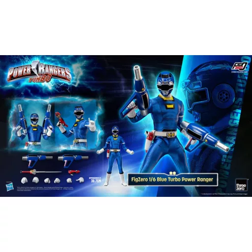 Power Rangers Turbo FigZero Action Figure 1/6 Blue Turbo Power Ranger 30 cm