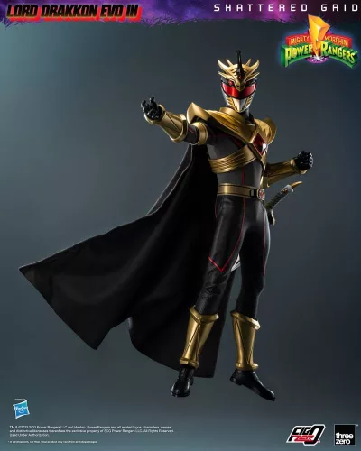 Mighty Morphin Power Rangers Shattered Grid  FigZero Action Figure 1/6 Lord Drakkon Evo III 30 cm