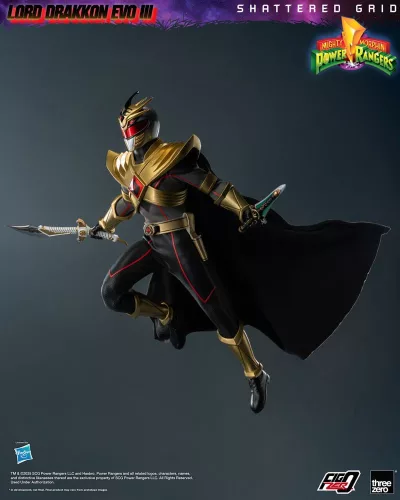 Mighty Morphin Power Rangers Shattered Grid  FigZero Action Figure 1/6 Lord Drakkon Evo III 30 cm