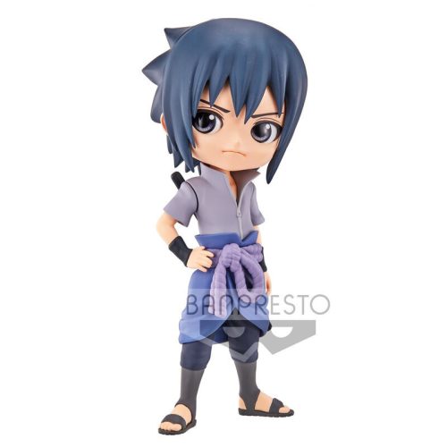 Naruto Shippuden Sasuke Uchiha Ver.A Q posket figura 14 cm