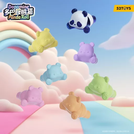 Panda Roll Blind Box Figures Assortment Dopamine Pandas 3 cm (6)
