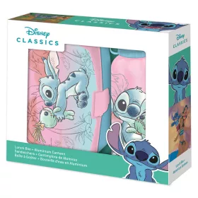   Disney Stitch Uzsonnás Doboz + aluminium Palack Készlet 500ml