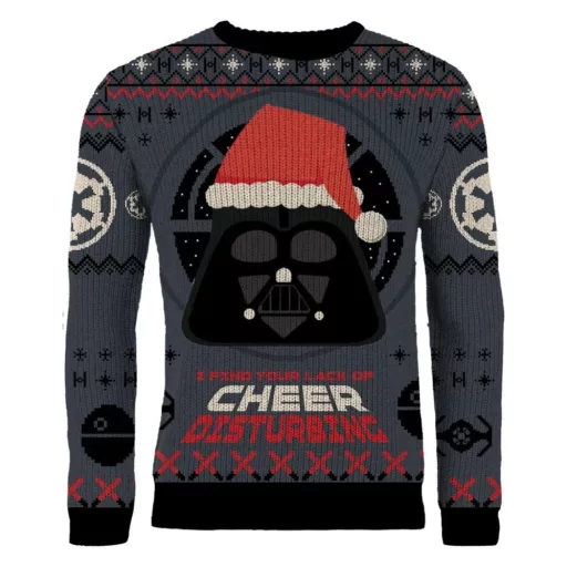 Star Wars Christmas Sweater Darth Vader Size L