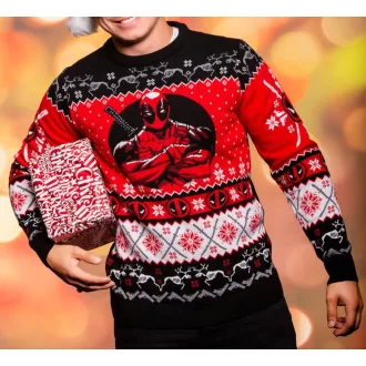 Deadpool Christmas Sweater Size XL