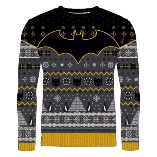 Batman Christmas Sweater Penguin Size L