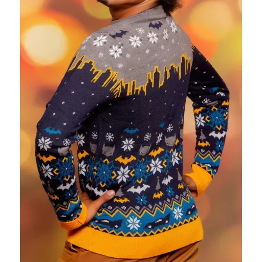 Batman Christmas Sweater Frosty Size XL