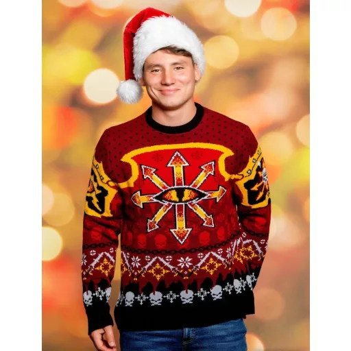Warhammer 40,000 Christmas Sweater Chaos Size XXL