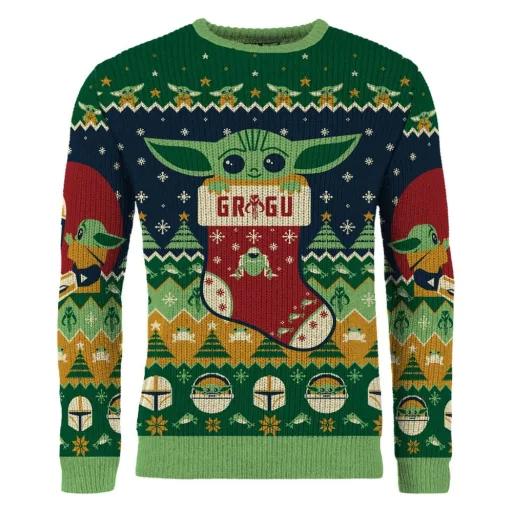Star Wars Christmas Sweater Baby Yoda Size M