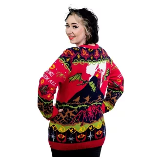   Lord Of The Rings Christmas Sweater One Sweater To Rule Them All Size XS