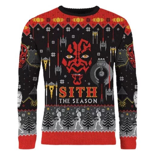 Star Wars Christmas Sweater Sith Size XL