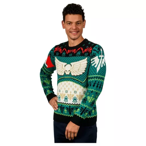 Warhammer 40,000 Christmas Sweater Dark Angels