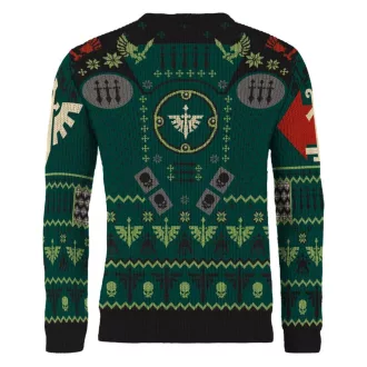 Warhammer 40,000 Christmas Sweater Dark Angels Size L