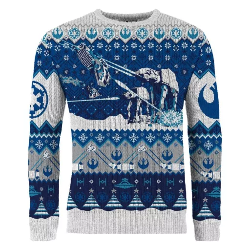 Star Wars Christmas Sweater AT-AT Assault Size XS