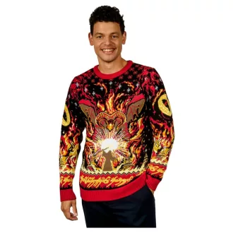Lord of the Rings Christmas Sweater Balrog Size M
