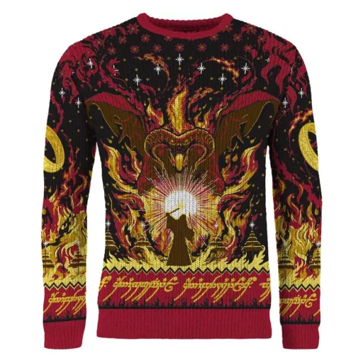Lord of the Rings Christmas Sweater Balrog Size M