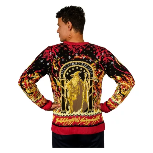 Lord of the Rings Christmas Sweater Balrog Size L