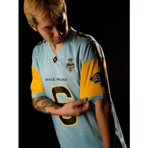 Warhammer 40,000 Sports Jersey Shirt Space Wolves