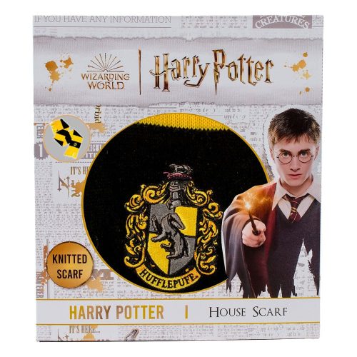 Harry Potter Scarf Hufflepuff Bold Stripes (Boxed) 160 cm