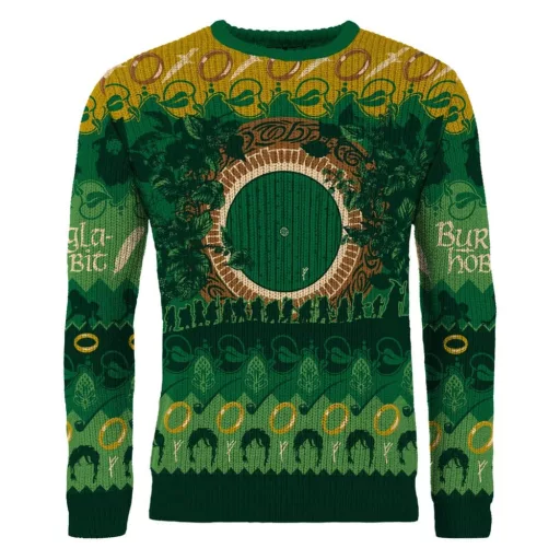 Lord of the Rings Christmas Sweater The Shire Size XL