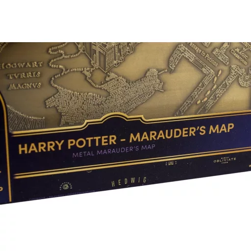 Harry Potter Replica Marauder's Map Metal Map 15 cm