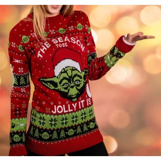 Star Wars Christmas Sweater Yoda Size M