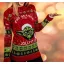 Star Wars Christmas Sweater Yoda Size L