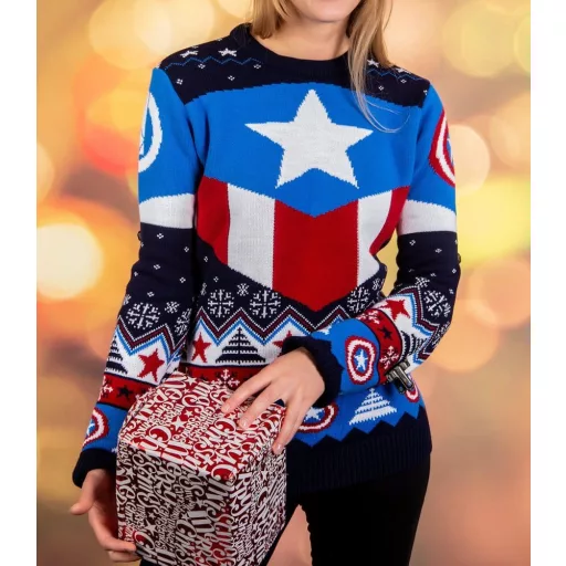 Captain America Christmas Sweater