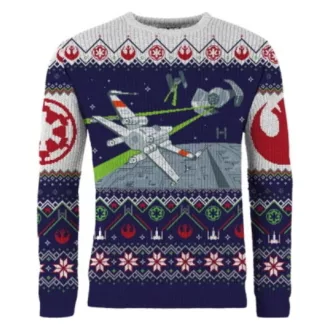 Star Wars Christmas Sweater X-Wing v TIE Fighter
