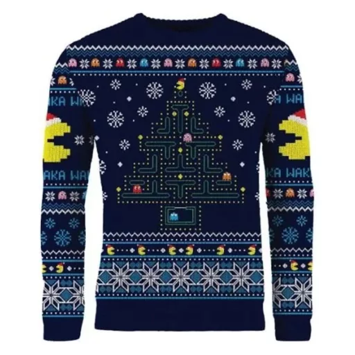 Pac-Man Christmas Sweater Size XXL