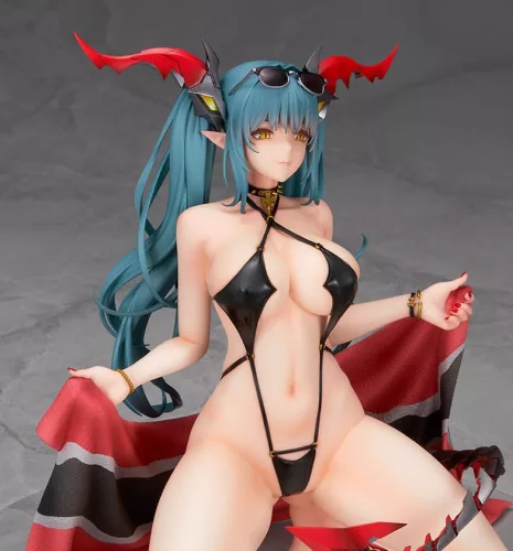 Azur Lane PVC Szobor 1/7 Regensburg Dark Dragon and the Coast of Light Ver. 16 cm