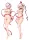 Azur Lane PVC Statue 2er-Set 1/6 Sirius Hugging Pillow Ver. 29 cm