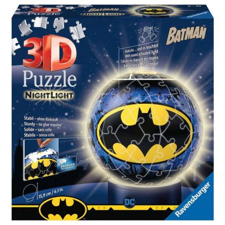 3D Puzzle Éjjeli Lámpa Puzzle Ball Batman
