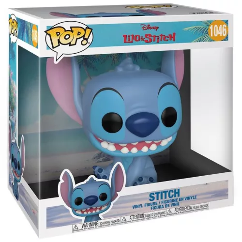 Lilo & Stitch Super Sized Jumbo POP! Games Vinyl Figura Stitch 25 cm