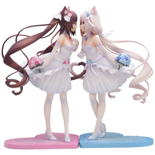 Nekopara PVC Szobor 1/7 Nekopara Chocola & Vanilla Dream of Eden Ver. 23 cm