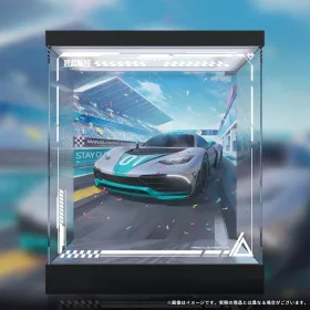   Azur Lane Acrylic LED Display Case for Shinano Moonlit Chrome Ver. 30 x 34 cm