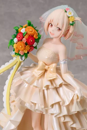 Lycoris Recoil PVC Szobor 1/7 Chisato Nishikigi Wedding dress Ver. 26 cm