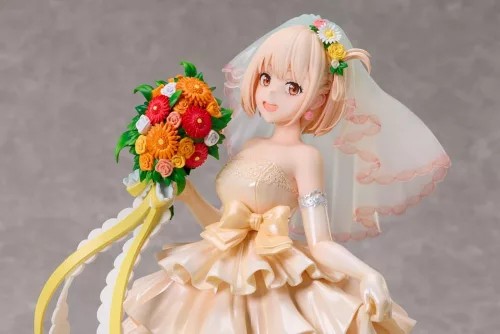 Lycoris Recoil PVC Szobor 1/7 Chisato Nishikigi Wedding dress Ver. 26 cm