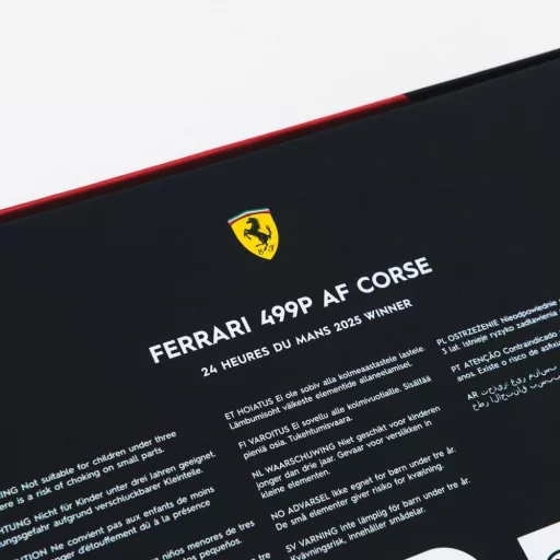 Ferrari AF Corse Puzzle 499P 24 Heures du Mans 2025 Winner (1000 Pieces) 48 x 68 cm