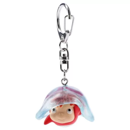 Ponyo 3D Keychain Ponyo and jellyfish