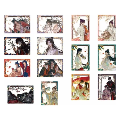 Heaven Official's Blessing Acrylic Clear Cards Manhua Clear Shadows Series Blind Box Display (12)