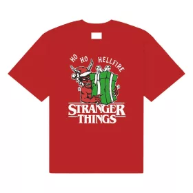 Stranger Things T-Shirt Ho Ho Hellfire Size L